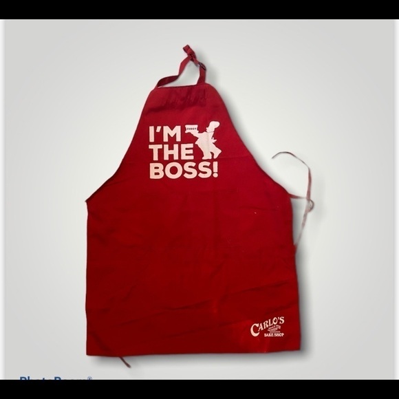 Carlo’s Bake Shop Apron Im the Boss Adjustable NEW :) - Picture 3 of 10